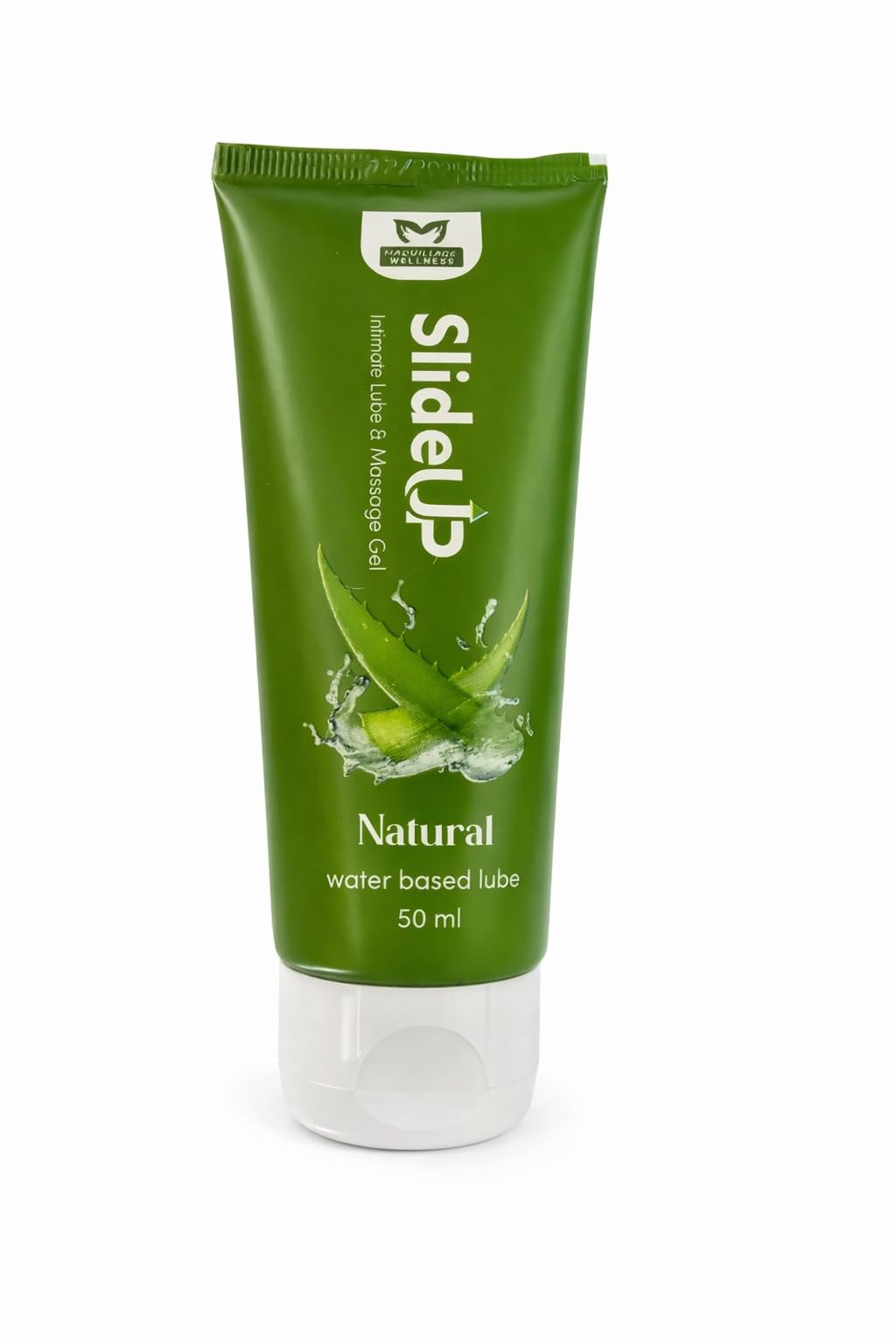 SlideUp Intimate Lube & Massage Gel, Natural Water Based, Paraben Free, Skin Friendly, 50 ml