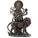 Top Collection Durga Female Hindu Statue with Lion- Divine Mother of The Universe Goddess Sculpture - Collectible East Asian New Age Figurine (Cold Cast Bronze)