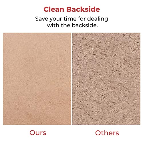 Elw Vegetable Tanned Leather Shoulder Pre-Cut 4-6 Sq Ft | 8-9 Oz. (3.2-3.6Mm) Full Grain Leather Cowhide Craft Hobby Workshop Tooling, Repair, Carving, Dyeing, Engraving, Wet Molding #TOP5