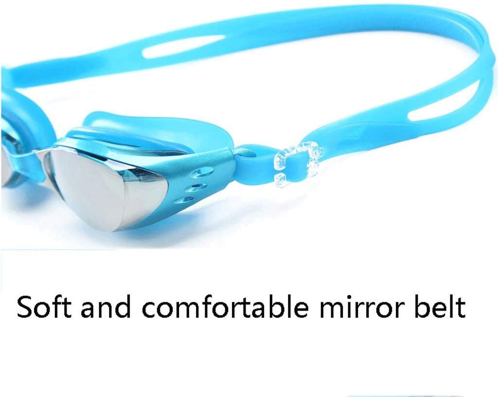Schwimmbrille, Schwimmbrille für Erwachsene, Männer, Frauen, Jugendliche, Kinder, Kinder und Jugendliche, Schwimmbrille, kein Auslaufen, Anti-Beschlag-Triathlon, mit verspiegelten und wasserdich