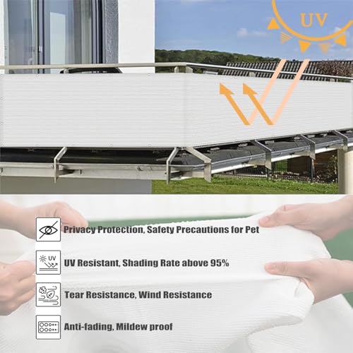 Pare-soleil pour balcon idéal pour créer un coin d'intimité