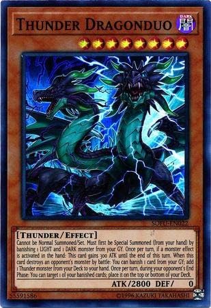 Yu-Gi-Oh! - Trueno Dragonduo - SOFU-EN022 - Soul Fusion - Edición ilimitada - Super Raro