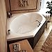 Spa World Venzi Vz6060ear Luna Corner Air Jetted Bathtub, 60x60, Center Drain, White