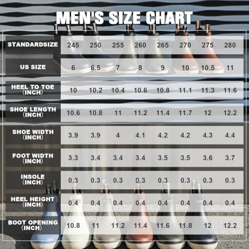 Image of Men's Deck Boots, Deck Shoes Waterproof Rain Boots, Saltwater Fishing Ankle Boots, Non-Slip Rubber Garden Muck Boots for Gardening Boating Camping Sailing Fishing