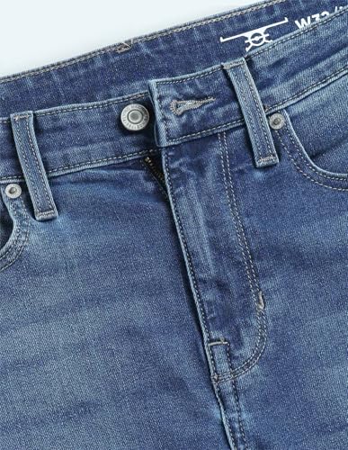 Image of Flying Machine Men's Slim Tapered Fit Jeans| Solid | Mid Rise | Stretchable | Jeans for Man
