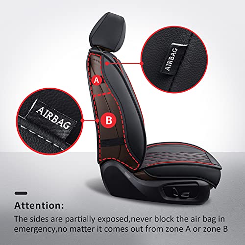 Image of MIROZO Seat Covers for Car,Waterproof Seat Cover Full Set Vehicle Cushion Cover Automotive Seat Protector Breathable Universal Fit for Most Sedan, Truck and SUV for Tacoma CX5 Chevy
