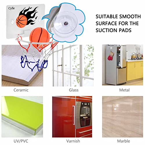 Cyfie Basketball Hoop Toddler, Kids Bathtub Bath Toys For Bathroom Bedroom, Suction Cup Basketball Hoop With 2 Balls For Boys Girls Games #TOP1