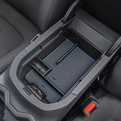 JDMCAR Center Console Tray Organizer for Toyota RAV4 2019-2025 Bl...