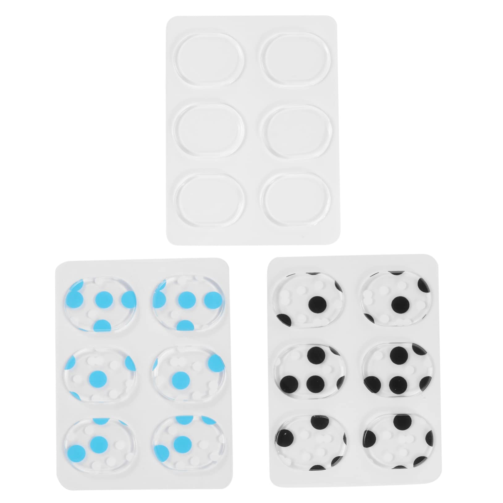 18 Pieces Drum Mute Pad Pads Accessories Ar Muffler Gelatin Sound Dampening Dampening Silicone Gel Adhesive Music