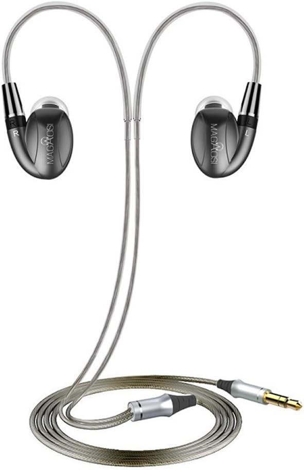 MaGaosi K3 Pro in Ear Earphone 2BA+1DD 3Units HiFi Earphone with MMCX Interface(Brown)