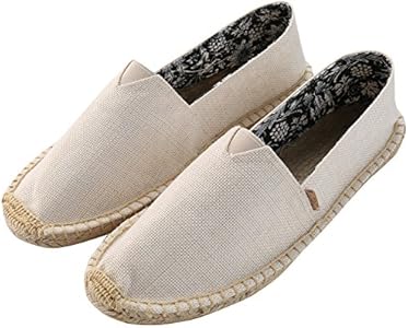 Alexis Leroy Espadrilles légères en Toile Chaussures Slip on Espadrille
