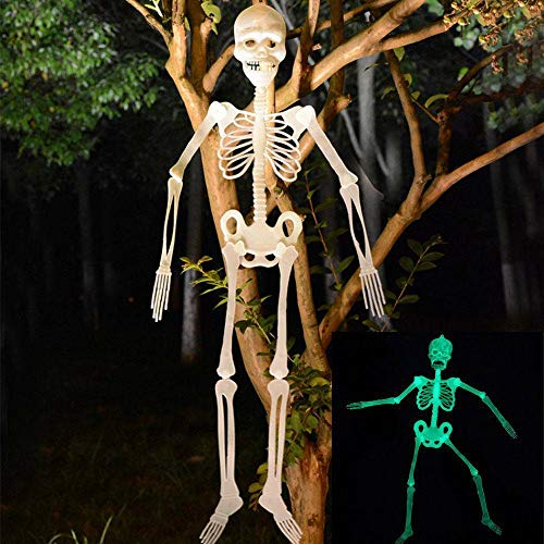 Qeedio Halloween luminoso scheletro teschio telaio modello...