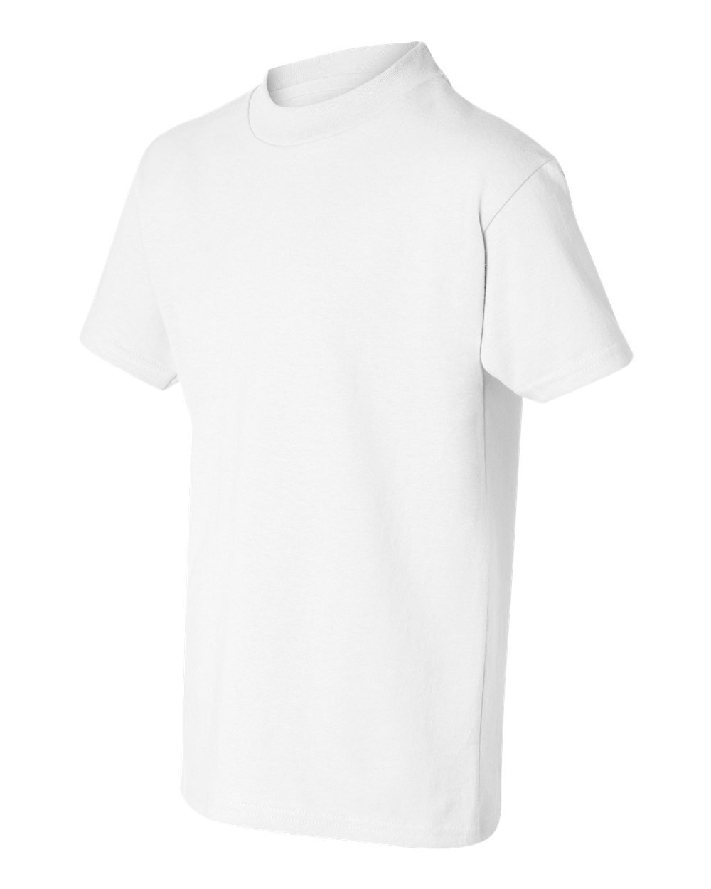 T-shirt di cotone da bambino autentica TAGLESS_White_S