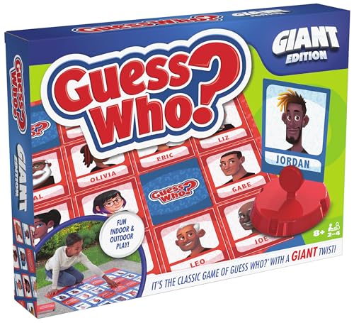 Spin Master Games, Guess Who? Giant Edition, Family Game for Indoor & Outdoor Fun with Big Oversized Board, for Family and Kids, 2-4 Players, Ages 6 & Up by Spin Master Games - Image 6