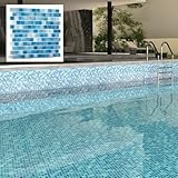 Adedeo Glass Mosaic Tile 3D Gradient Lig...