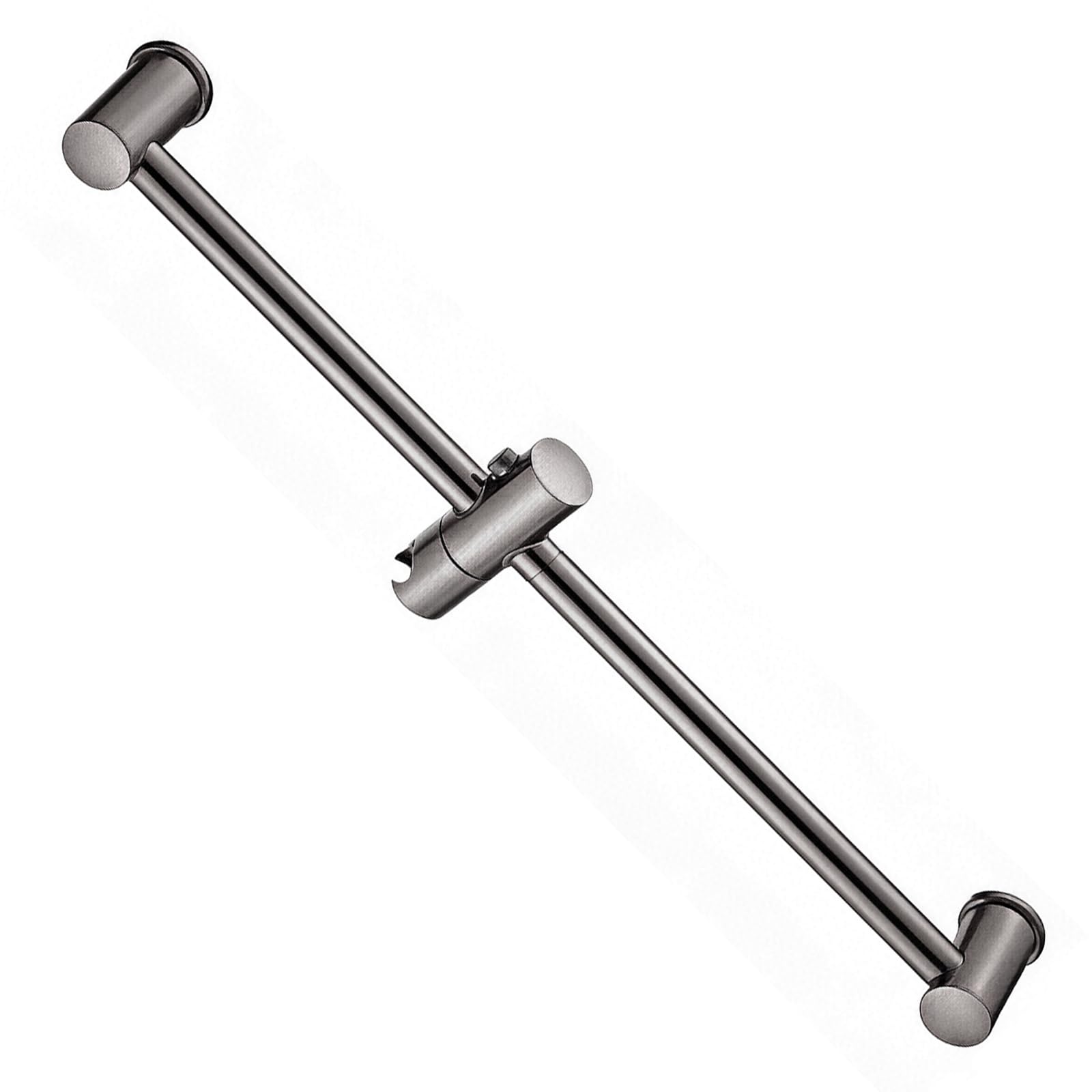 Sliding Shower Rod with Handheld Holder Steel Easy Heights Modern for Bathroom Wall Mount Handheld Bracket