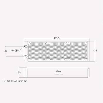 Amazon | Bykski 120 240 360 480銅ラジエーター水冷