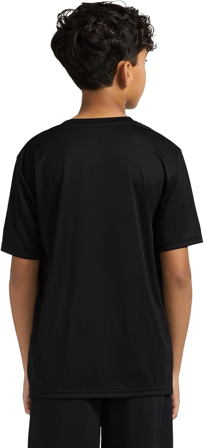 Messi Boys' Lifestyle Short Sleeve Top, Loose-Fit Shirt with Logo, Comfortable, All-Day Wear, Stretch Limo, 18 - Image 2