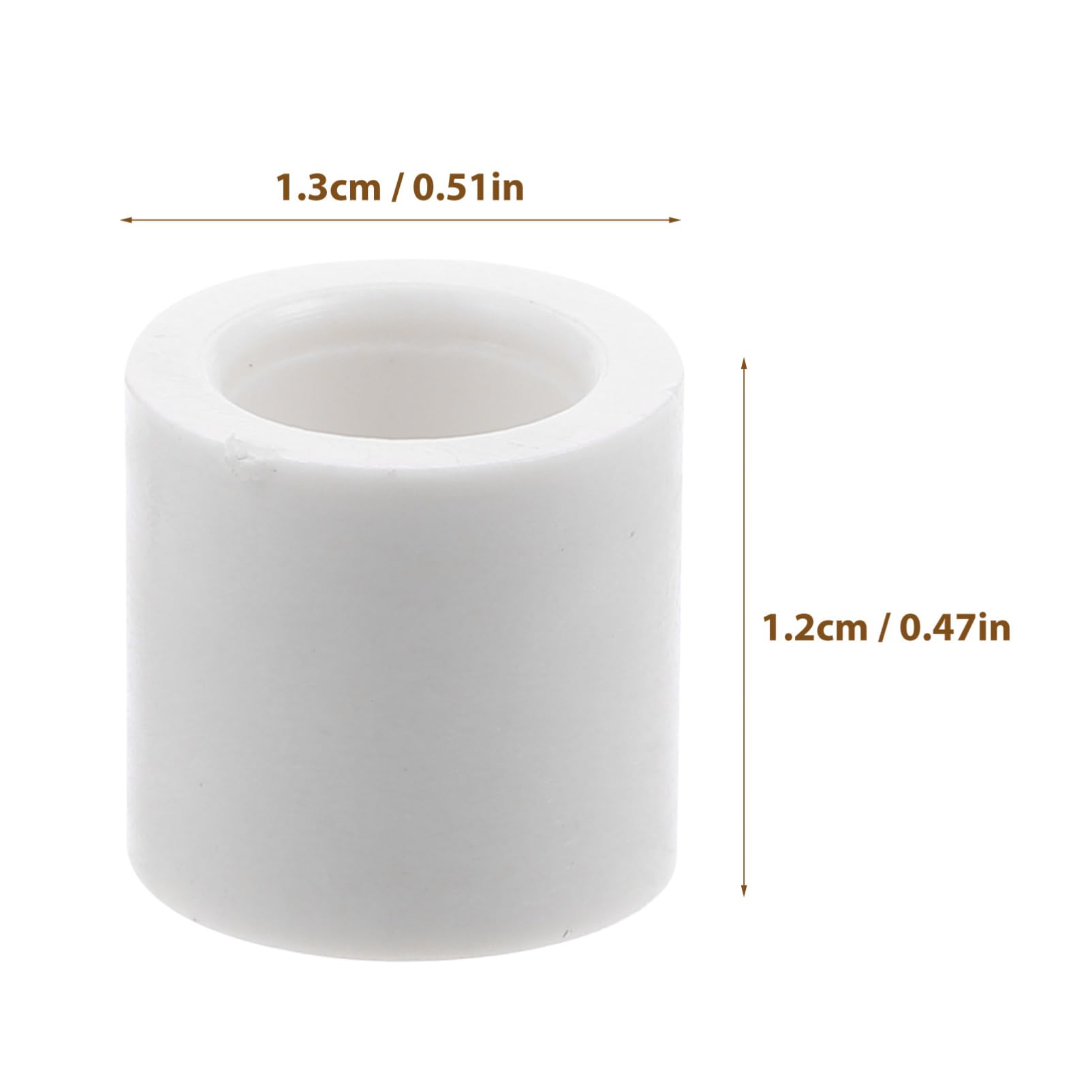 Abaodam 6Pcs Billiard Cue Ferrules Professional Pool Stick Tips Snooker Cue Accessories Lightweight and Portable Billiard Necessity for Enhanced Performance and Decoration