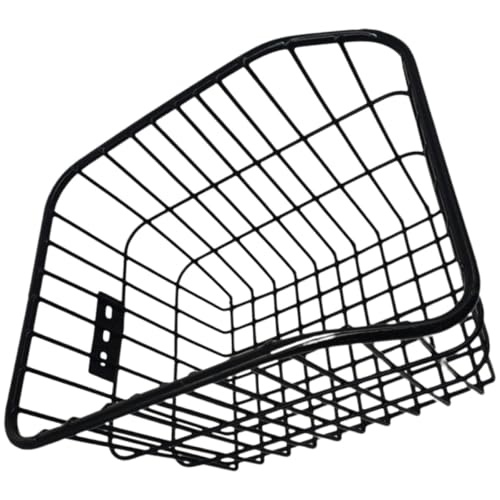 Panier arrière pour vélo en métal robuste pour enfants avec kit de fixation sécurisé pour extérieur