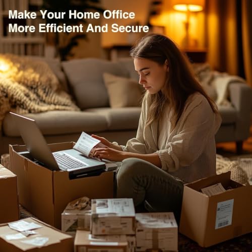 250 Stück Thermo Etiketten 4 × 6 Zoll Thermoetiketten Versandetiketten 100 x 150mm für Versandetiketten, kompatibel mit den meisten Desktop-Thermoetikettendruckern