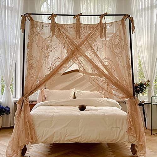 ☆関税込☆蚊帳テント メッシュキャノピーカバー， 蚊帳 ベッドカーテン キャノピー マルチカラー カリフォルニアキング クイーン キング ダブ☆大人気☆