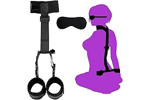 Neck to Wrist Bondage Restraints Set Leg Spreader Bar Couples Sex Toys