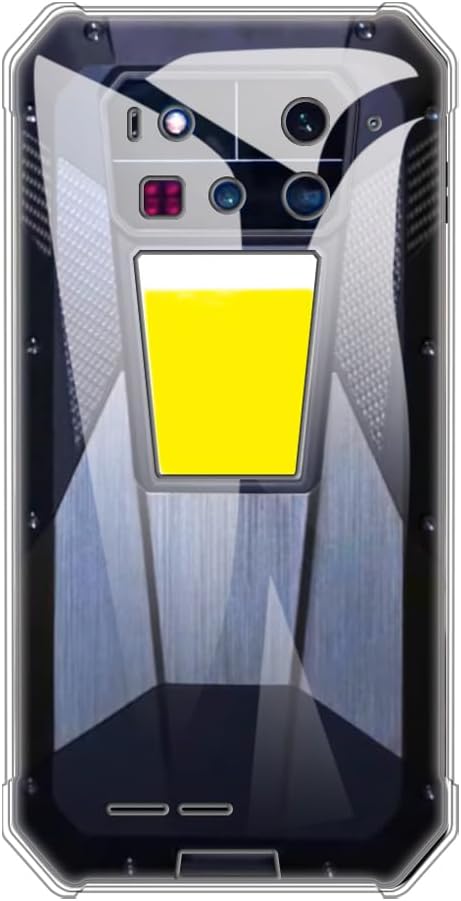 Flexible Case Compatible with Unihertz 8849 Tank 4 Pro, Slim Shockproof Protective Cover, Anti-Scratch Soft Silicone Rubber Gel Bumper Shell(Clear)