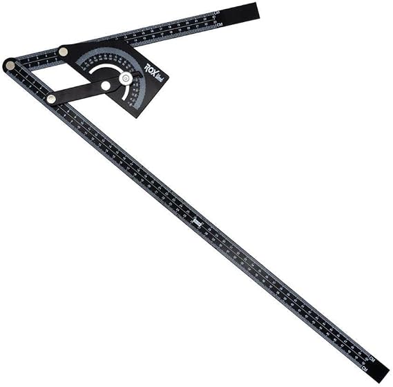 Rox Wood 0102 Çok Fonksiyonlu Dereceli Gönye İletki 23cm x 50cm