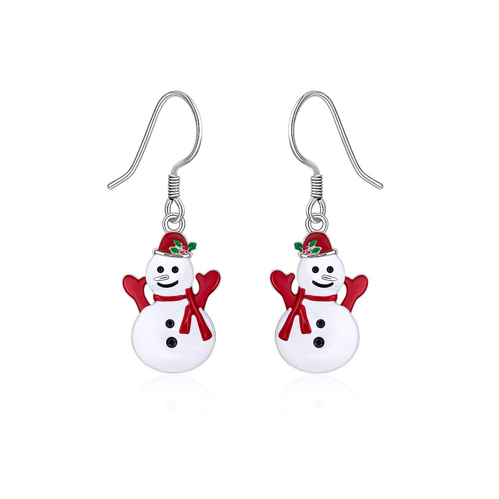 ☆雪だるまとtreeが可愛いXmas猫ちゃんイヤリング☆ Amazon.co.jp: クリスマス トナカイツリー 雪だるまイヤリング