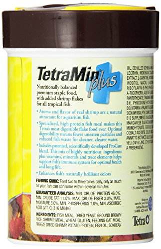 Tetramin Plus Tropical Flakes, Cleaner And Clearer Water Formula, 1-Ounce #TOP1