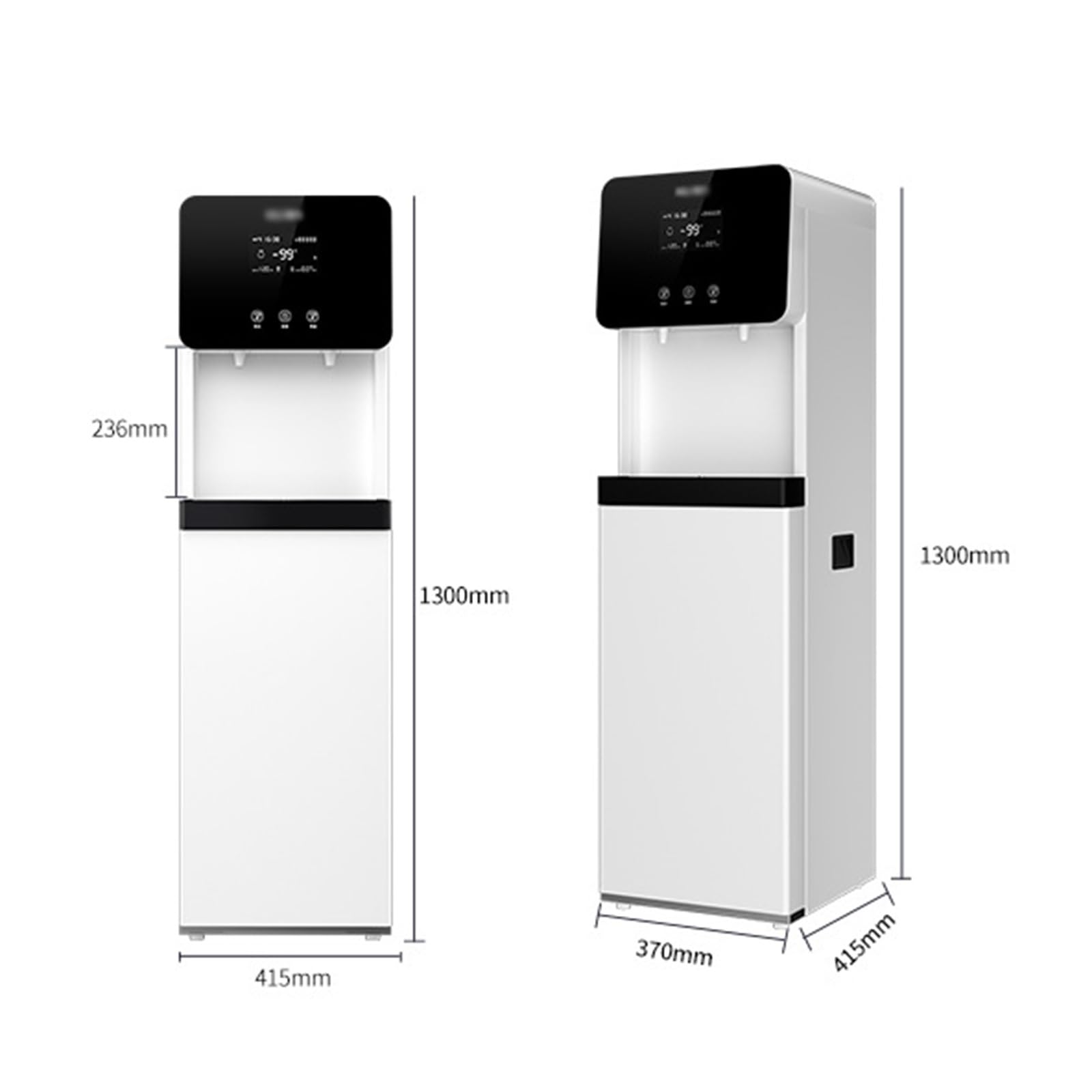 Distributore di Acqua Distributore d'acqua verticale commerciale Distributore d'acqua diretto for ufficio Purificatore d'acqua elettrico automatico intelligente integrato freddo e caldo Dispenser Acqu