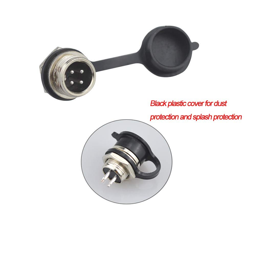 20 Pezzi Connettori Aviazione GX16 A 2 Pin | Spina Maschio/femmina In Metallo Da 16 Mm, Impermeabile E Resistente
