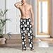 CHILEARTHER Halloween Ghosts Fashion Mens Pajama Pants Lounge Sleep Pants Men Pajama Bottom with Pockets Drawstring for Couples XXL
