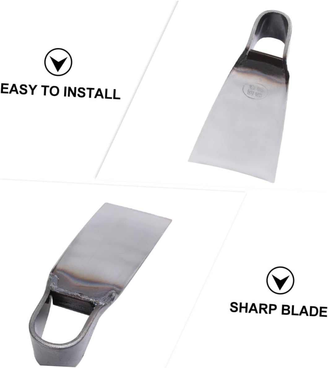 Wide Hoe Head Garden Hoe for Weeding Digging Replacement Tool for Soil Loosening Sturdy Gardening Tool Accessory