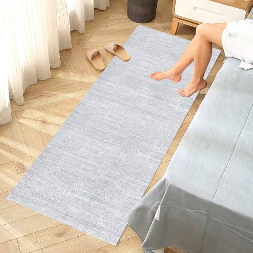 Alfombras pasillo modernas gris 50x350 cm para pasarela de salón 4