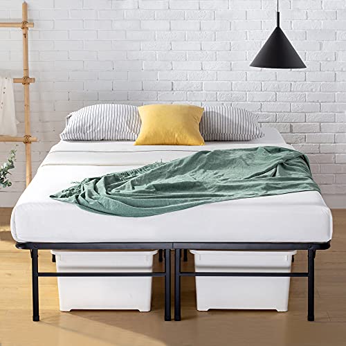 Up To 40% OFF ZINUS SmartBase Heavy Duty Mattress Foundation / 16 Inch Metal Platform Bed Frame / No Box Spring Needed / Sturdy Steel Frame / Underbed Storage, Full