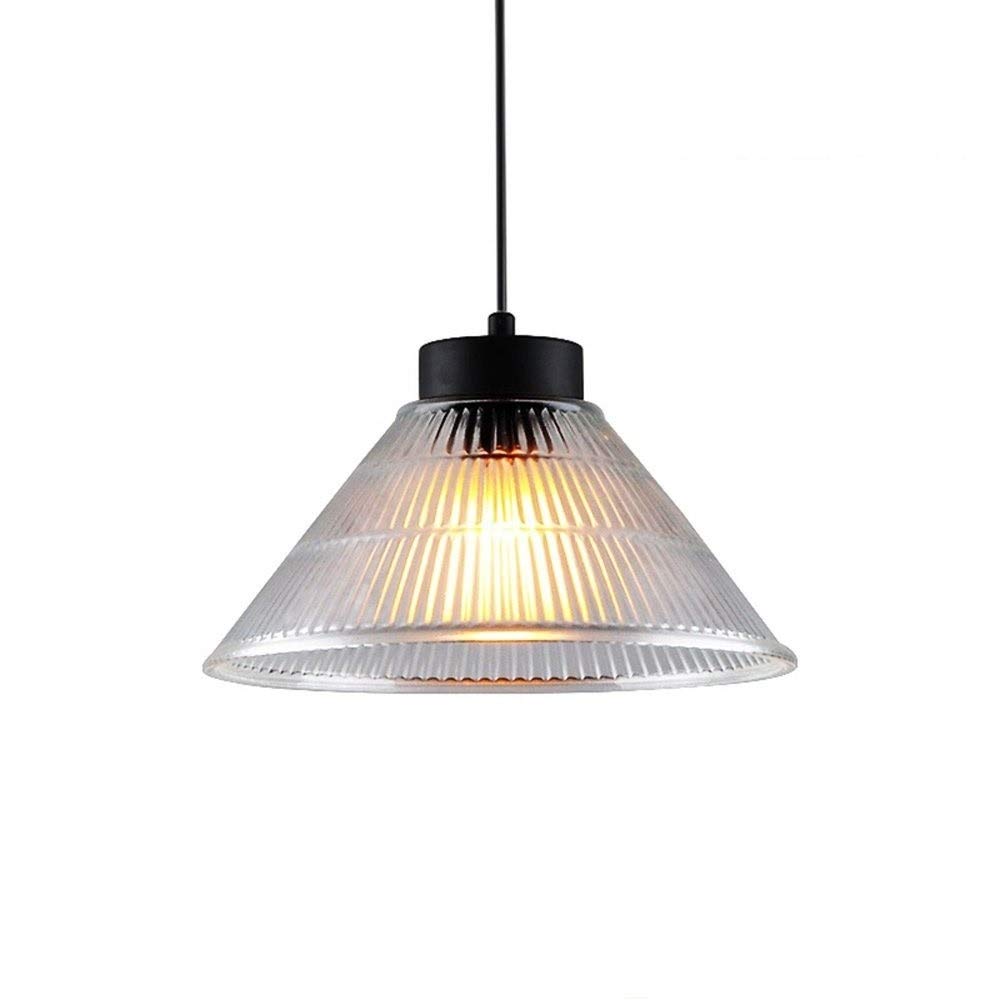 Chandelier en verre durable E27 avec suspension de plafond intérieure élégante