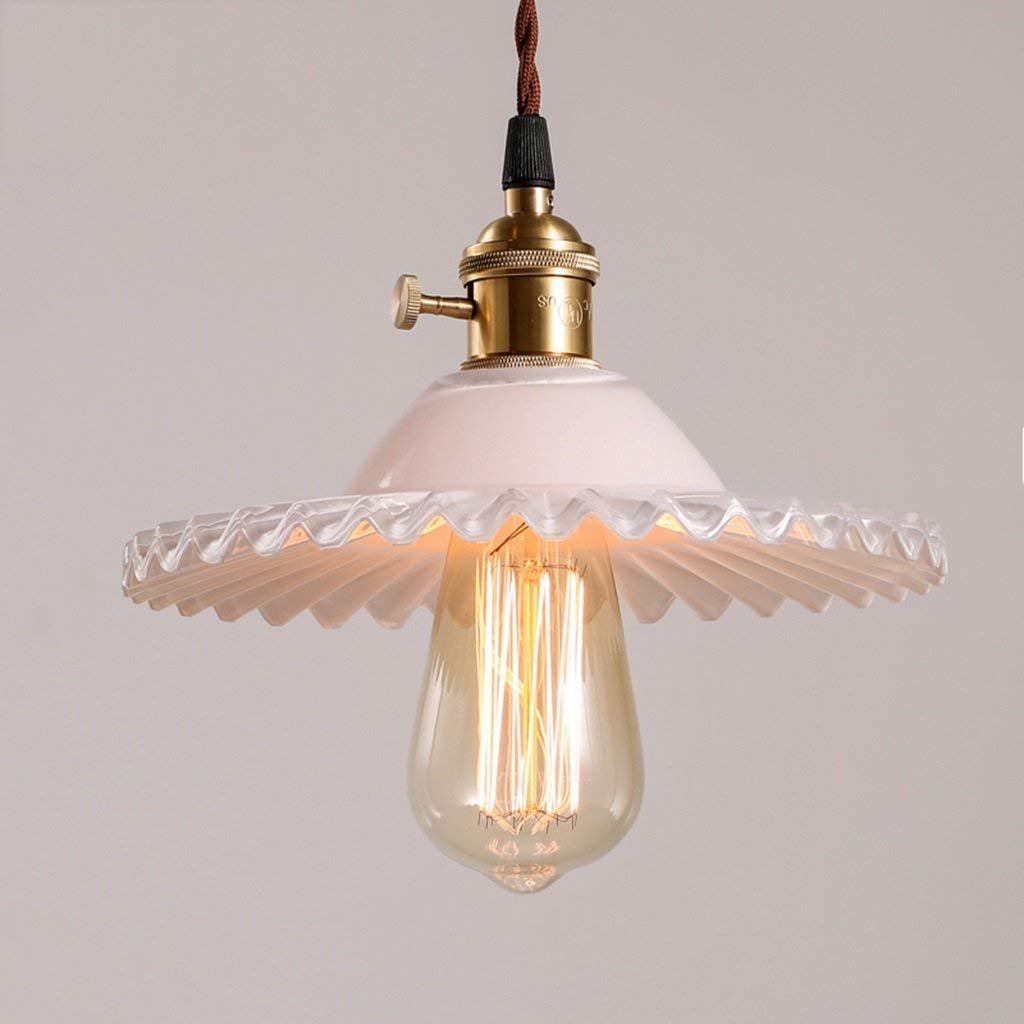 Chandelier Light Shades Ceiling Lamp Retro Nostalgic Bar Coffee Shop Bar Single Head Lotus Chandelier Kc Lamps - JBP14,B