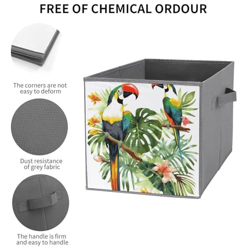 Cubes de rangement pliables toucans pour organiser la chambre - 4
