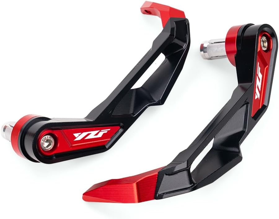 MOWOK Fit for Yamaha YZF R1 R3 R6 R7 R125 R15 R25 Motorcycle Clutch Brake Lever Guards Hand handguard Handlebar Protector (Red)