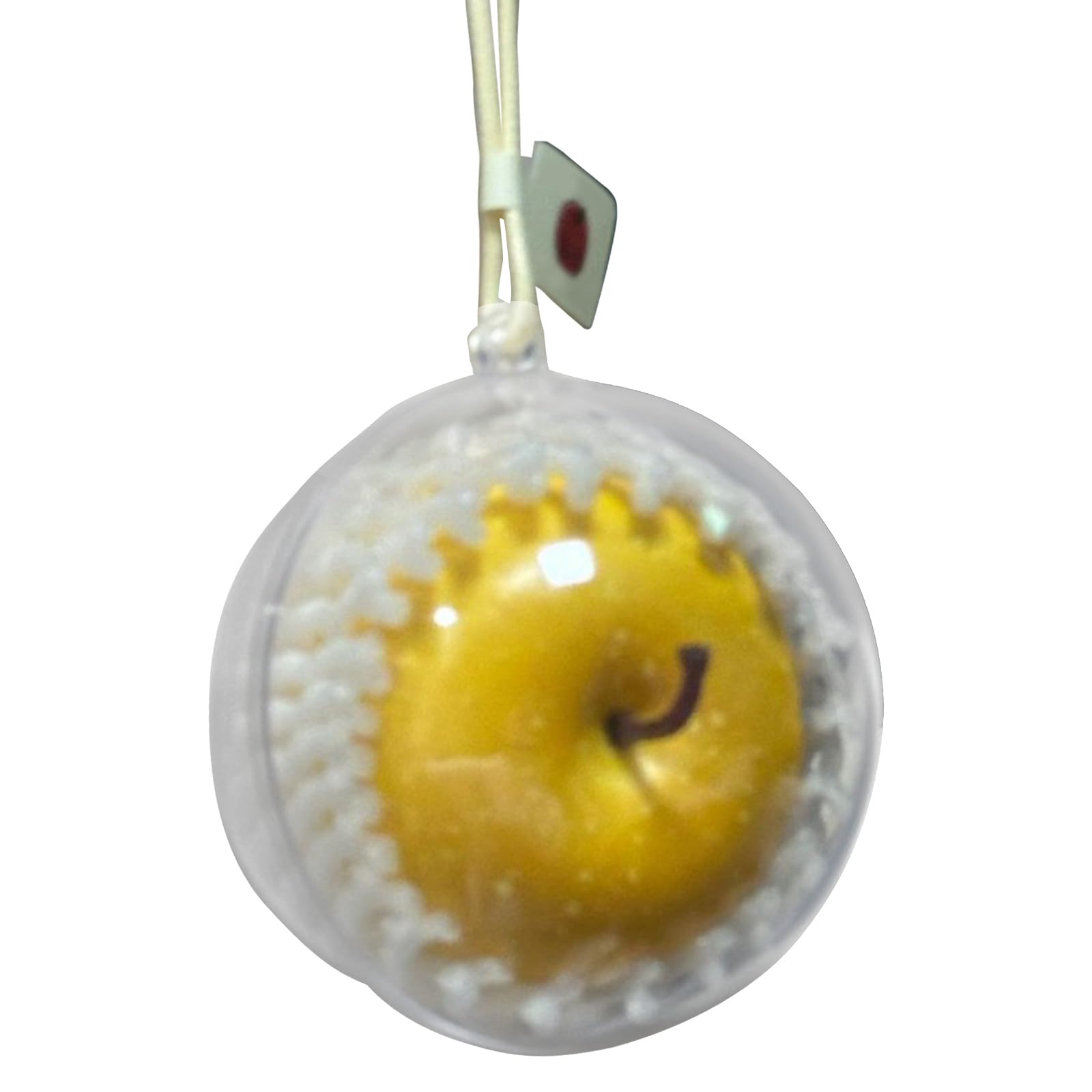 Jazuaiao Fruit Keychain Bag Charms Hangings Car Keyrings Simulated Pendant Charm Auto Interior Decors Accessories Simulated Keychain