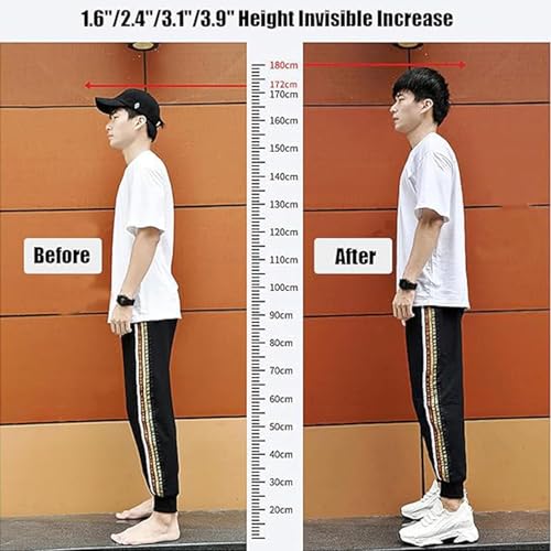 Tallure Sneakers, Tallure Sneakers Women Men, 1.6"/2.4"/3"/4" Invisible Height Boosting Sneaker for Running Hiking2