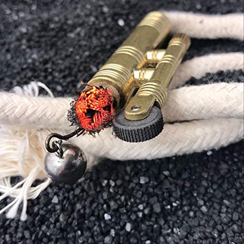 Image of Vintage Lighter Retro Trench Rattlesnake Rope Velvet Metal Lighter Fire Starter Camping Outdoors,No need for Kerosene /gas,#3