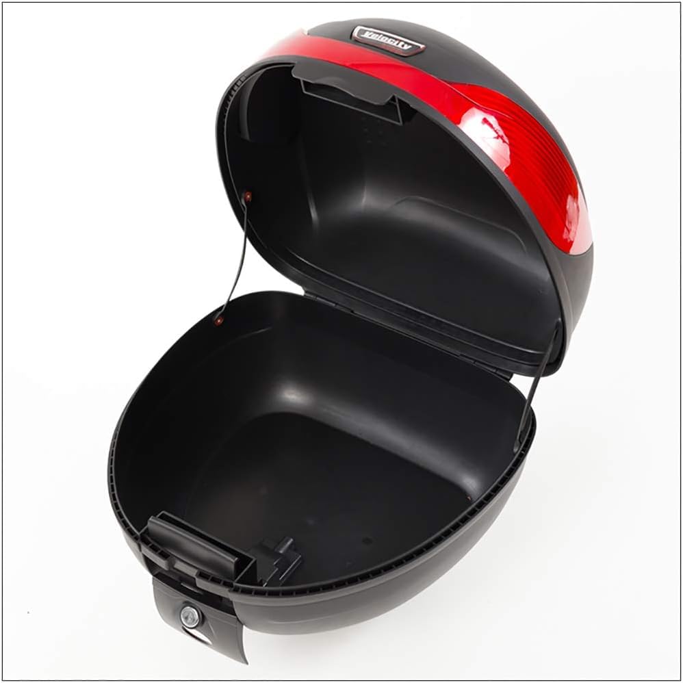 Tirczil バイク用 ブラック リアボックスとトップケース フルフェイス