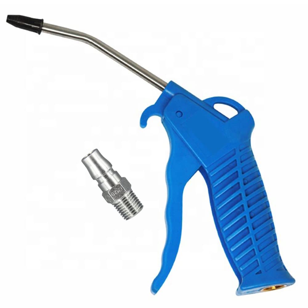 HOSEMART Pneumatic 1/4" BSP + PM20 Air Blow Gun Industrial Air Compressor Duster Blower Cleaning Tool for Watches Cars Precision Machinery Instrument (B09VCGCBF2) Amazon Price History, Amazon Price Tracker
