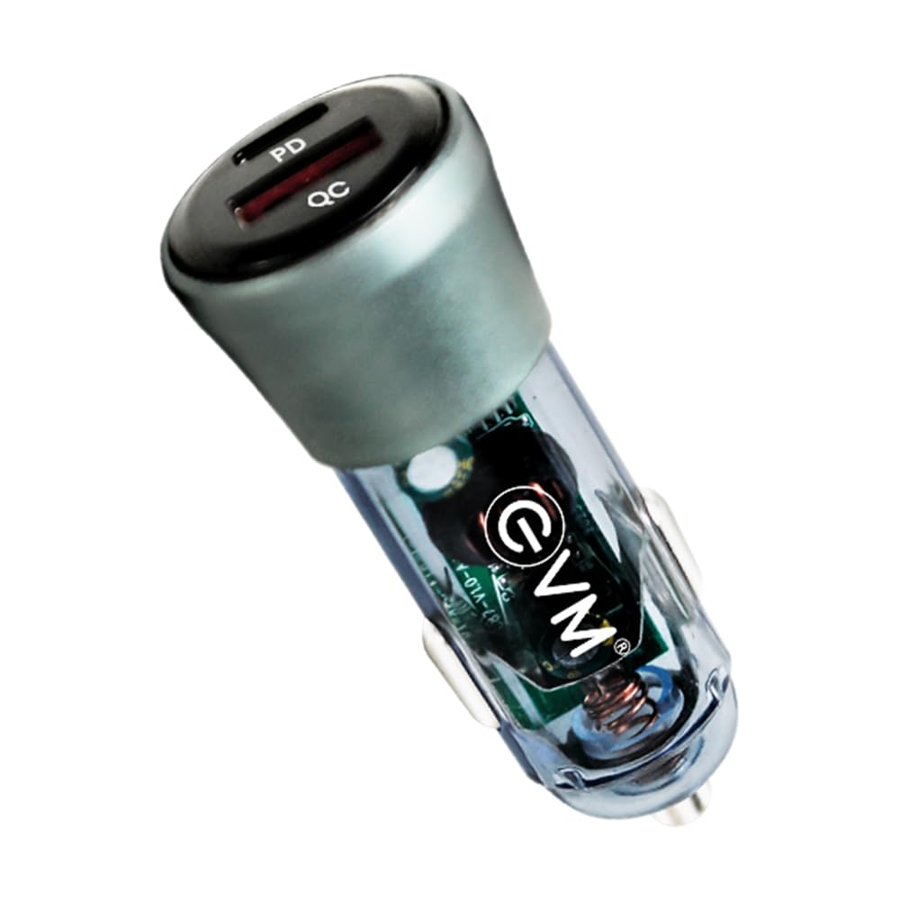 EVM 38W ENPLUG Car Charger - Fast Dual Charging Port Type C & USB - 1 Year Warranty (EVM-CCR-04) (B0D2DHP5YX) Amazon Price History, Amazon Price Tracker