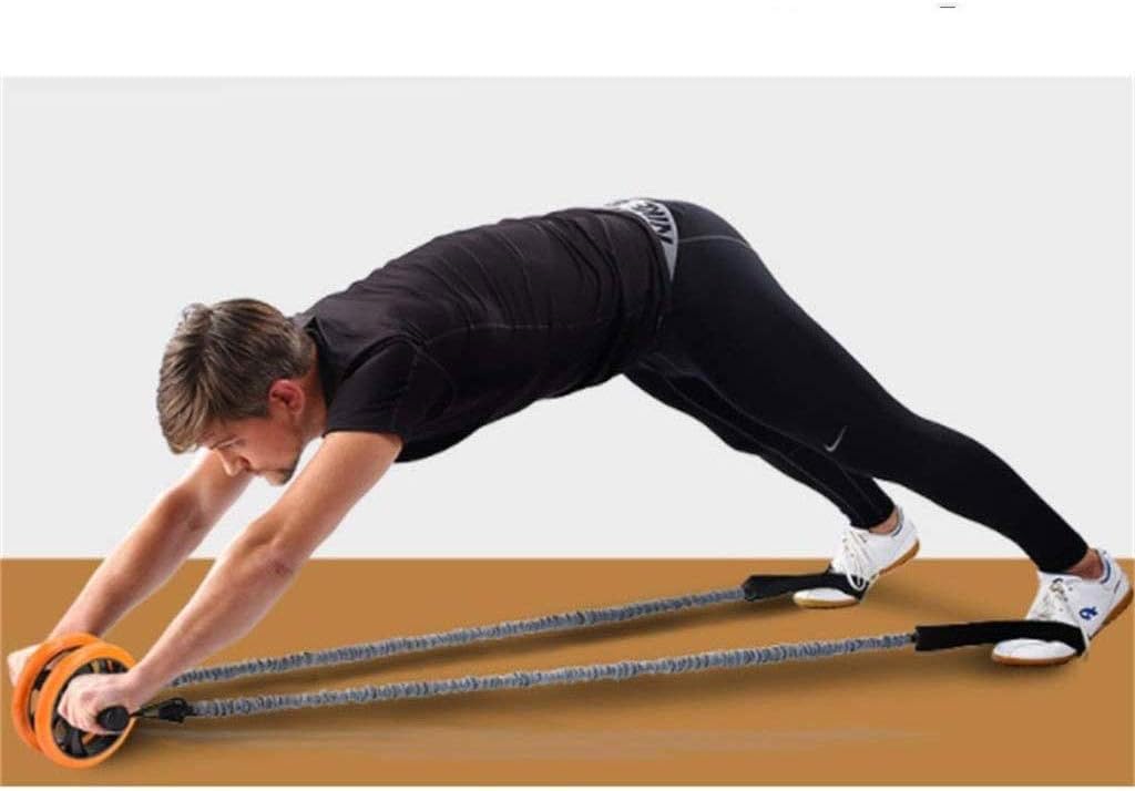 Abdominal Muscle Wheel - Abdomen Exercise Fitness Roller Pulley Exercise Muscles Abdomen Machine Fitness Equipment