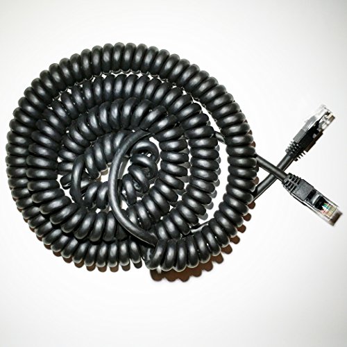 Câble Ethernet Cat5e en spirale pour bureau assis-debout et studio