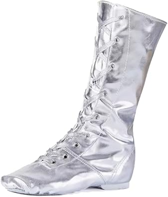 Jazz Dance Shoes Split Sole Kids Dancing Sneakers High Top Boots for Men